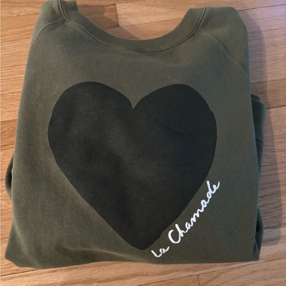 Sezane La Chamade Sweatshirt Green